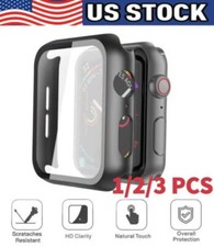 For Apple Watch 7/6/5/4/3/2/1/SE Case Cover 38/41/42/45/40/44mm Screen Protector
