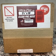Ultra-flex PVC Dust Collection Hose 2-1/2 in x10 ft. Clear Color 6165 