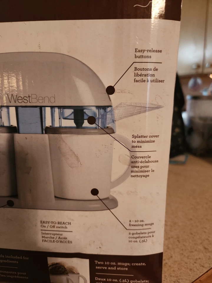 Máquina de helados WestBend doble servicio individual Foto 4 de 4