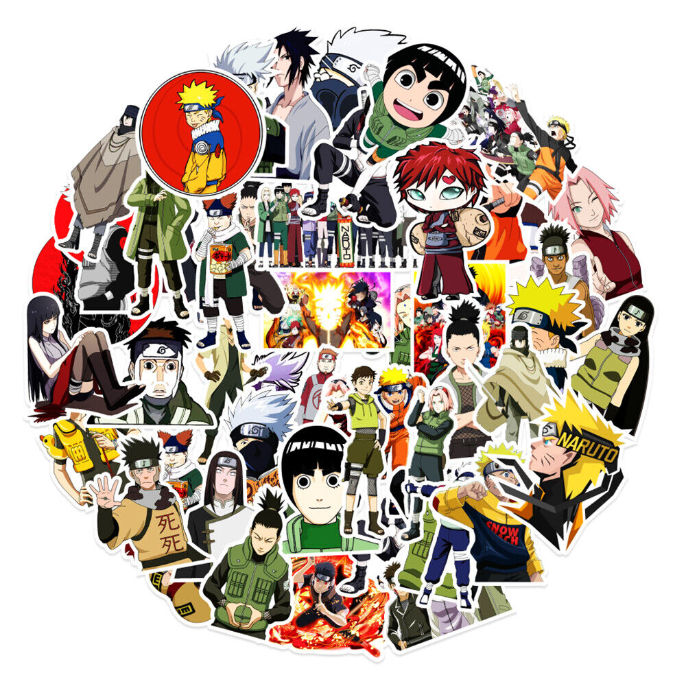 Classic Anime Naruto Suitcase Trolley Suitcase Computer Notebook Doodle  Sticker From Man88, $4.83