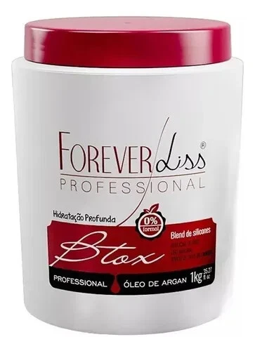 KIT 3X HAIR BTOX FOREVER LISS ARGAN OIL SMOOTHING TREATMENT  3 X 1Kg  35oz - Image 2 of 4