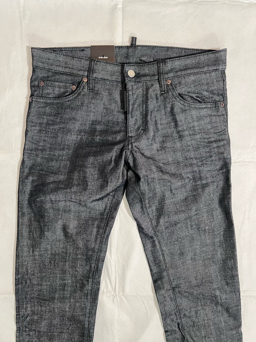 DSQUARED2 Mens Slim Jean Jeans IT52 W38 Dark Blue Denim