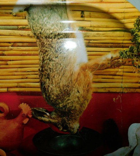 ANCIEN PLATEAU DE SERVICE VINTAGE PATÉ DE LAPIN CANARD CHASSEUR 70's MASSILLY - Picture 3 of 7