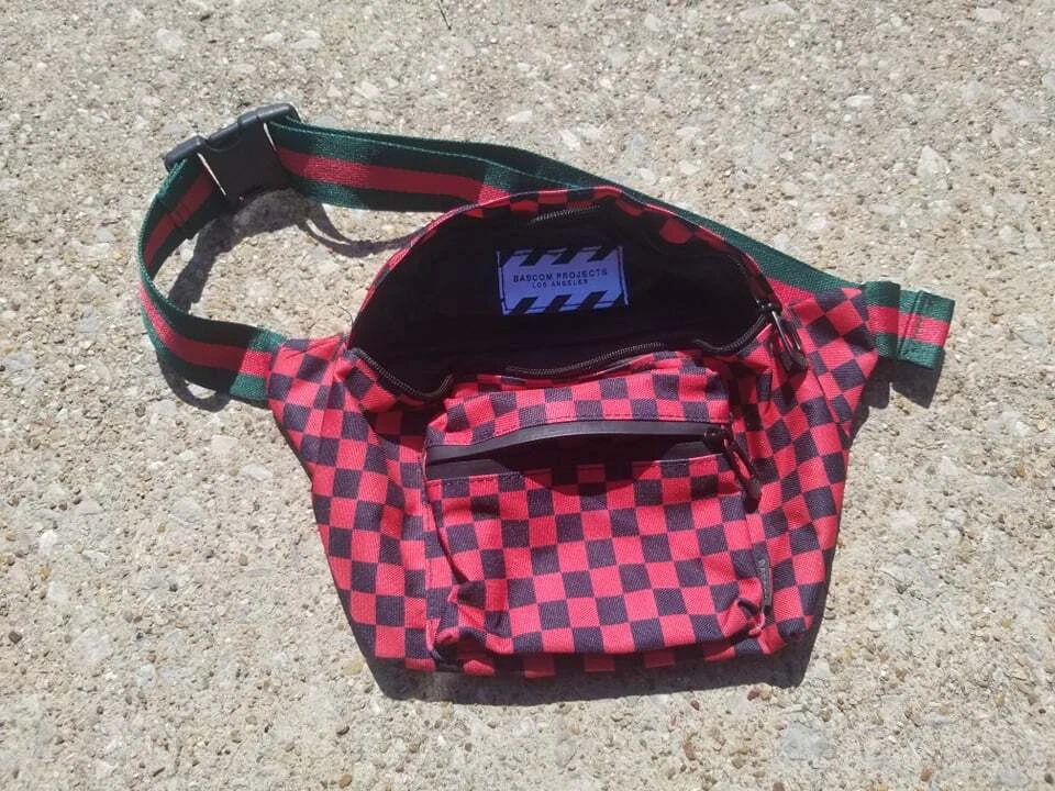 Bascom Projects Crossbody Waist Bag Fanny Pack Belt Festival Pouch