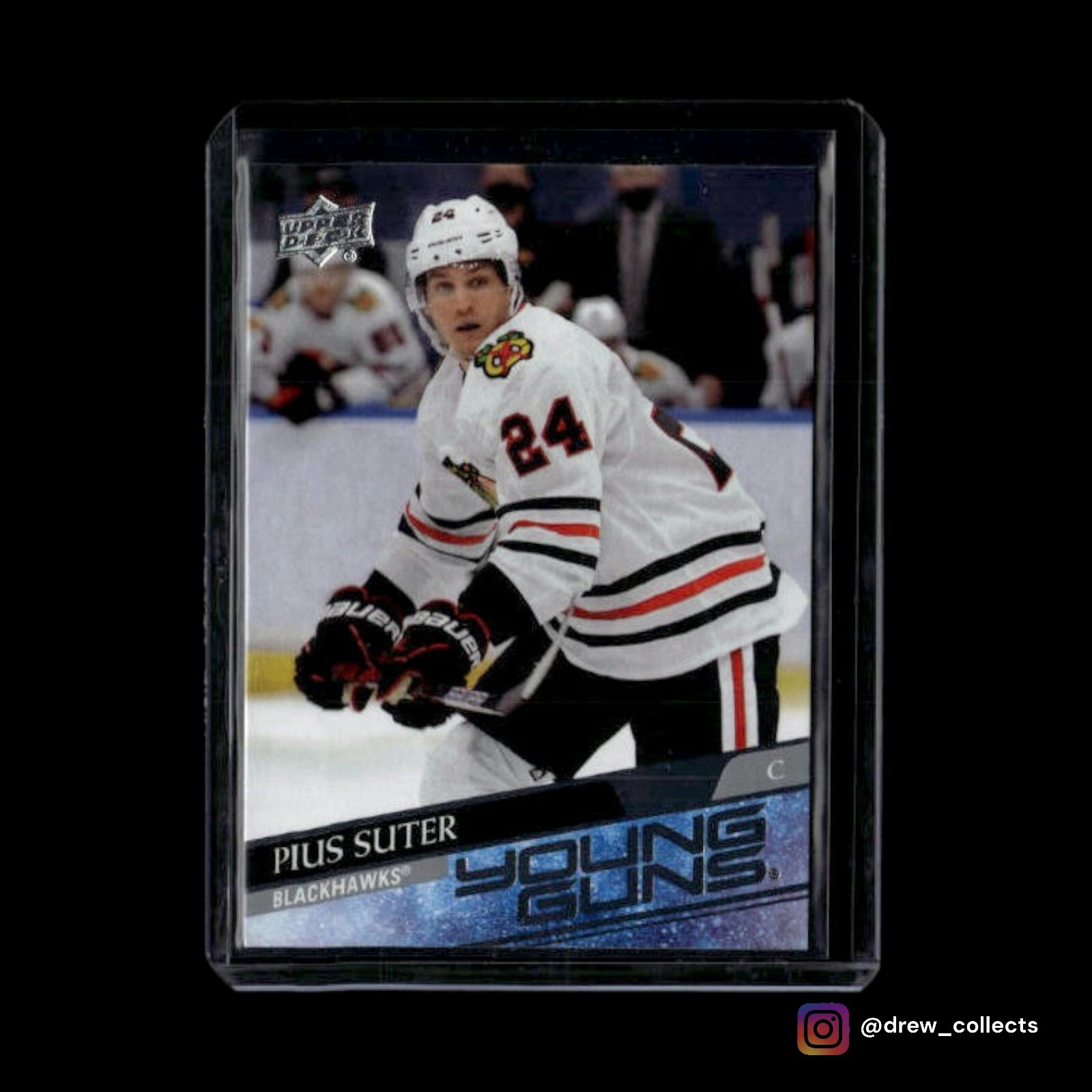2020-21 Upper Deck #484 Pius Suter Blackhawks Young Guns