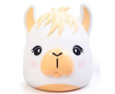 Smoosho's Pals Alpaca Table Lamp with Bulb White, Kids Night Light LED Brand New