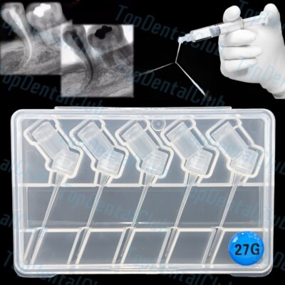 27GA Dental Root Canal Therapy PD IrriFlex Style Flexible Irrigator Tips Flush