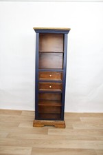 Bibliothèque rénovée 4 étagères, 2 tiroirs, france 1960