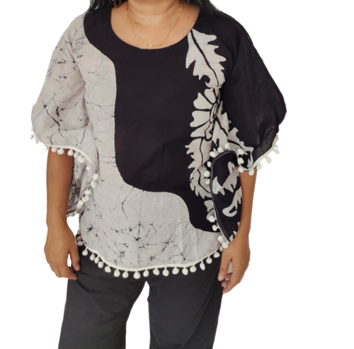 Womens Cotton Fashion Batik Caftan 