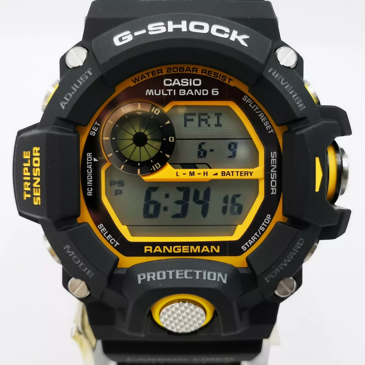 CASIO G-SHOCK GW-9400YJ-1JF Black Master of G RANGEMAN Men's Watch New in  Box