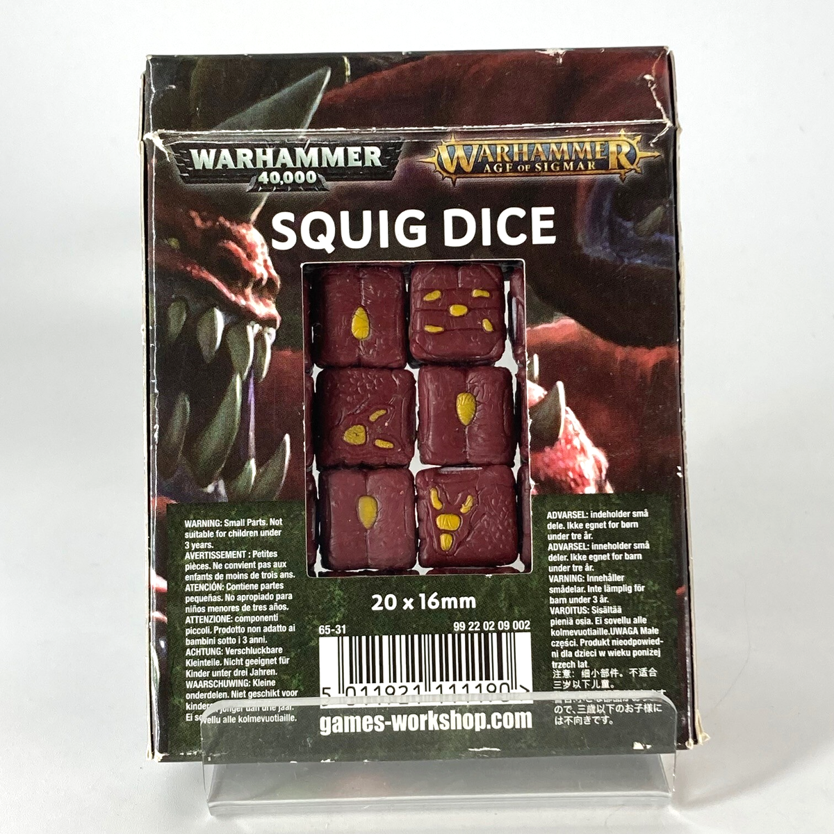 Squig Dice D6 Set - Gloomspite Gitz Dice - Warhammer Age Of Sigmar