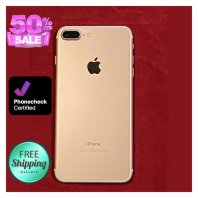 Apple iPhone 7+ Plus -32GB 128GB- Att Unlocked Verizon Black/Red