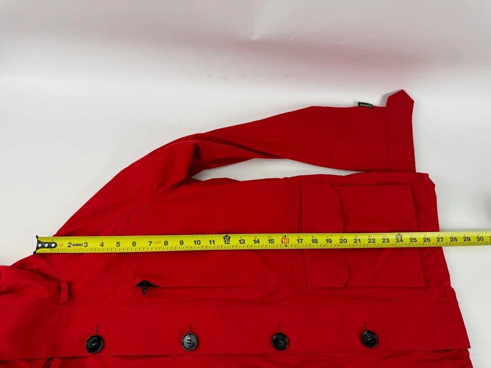 Woolrich Gore-Tex Mountain Jacket Down Jacket Red Mens Siz S - Image 3 of 4