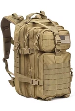 Military Tactical Backpack Tan, Molle Bag-Bug Out Bag, Small Rucksack, Mutli-Use