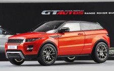 1/18 Welly GT Autos Land Rover Range Rover Evoque Black Top Orange 11003MB-OR