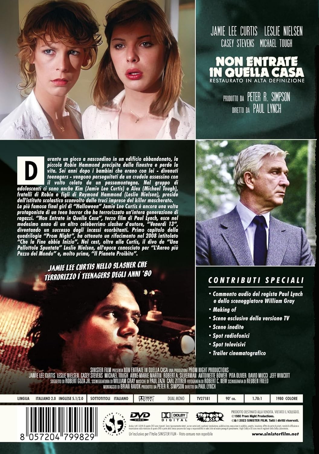 Non Entrate In Quella Casa Restaurato In Hd (DVD) Jamie Lee Curtis (UK IMPORT) thumbnail 2