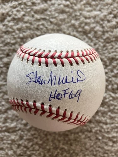Stan Musial Signed Baseball, HOF 69