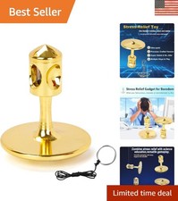 Educational Anti-Gravity Spinning Top Gold Gyroscope for Adults