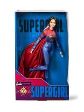 NEW Barbie Supergirl Collectible Doll from The Flash Movie Doll Stand Incl HKG13
