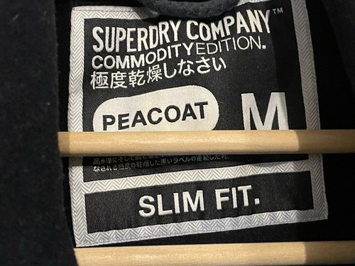 Superdry Commodity Peacoat Double Breasted Navy XLarge BLUE - Picture 8 of 11
