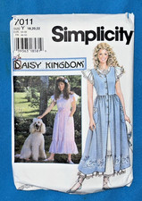 Simplicity 7011 Daisy Kingdom Dress Size 18-22