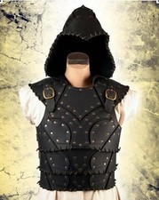 Articulated Scoundrel Leather Armor W Hood Witcher Cosplay Costume Armor Gift