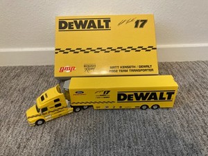 2009 Matt Kenseth GMP DeWalt 1/64th Diecast Hauler Transporter.