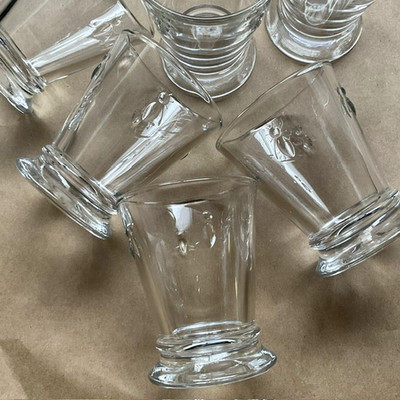 La Rochere Napoleon Bee Small 6 oz Tumbler Set of 6 Bee Glassware Set