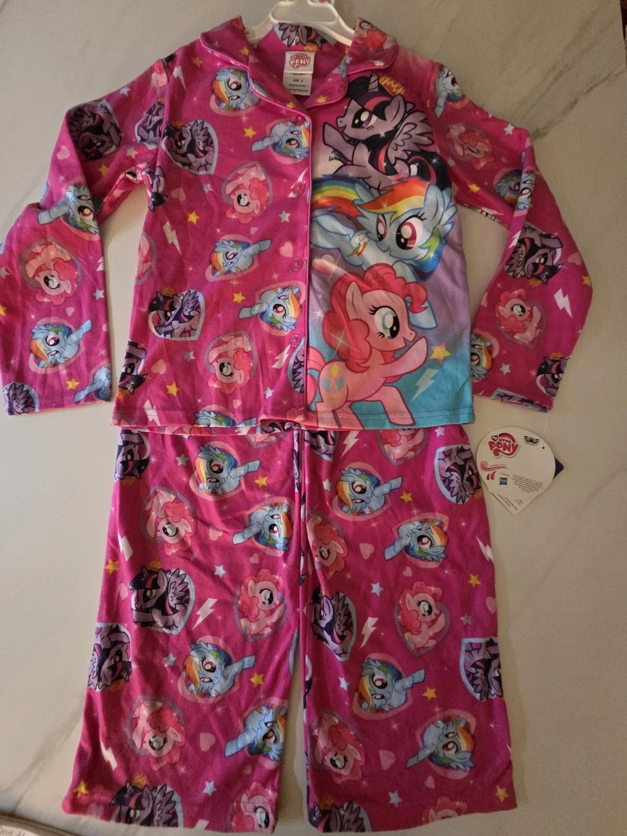 Pyjama Polaire My Little Pony Fille 4 Ans - Ensemble Manches Longues Hiver