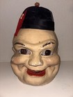 Vintage Big Head Full Mask Chinese Festival Parade Theater Paper Mache 1960s 70s — photo 2