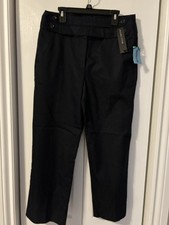 Willi Smith Kate Fit Dress Pants Size 8 Black NWT- Read Description