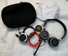 New Open Box Jabra Evolve 40 MS Stereo Wired USB Headset HSC017 ENC010 w/ Case