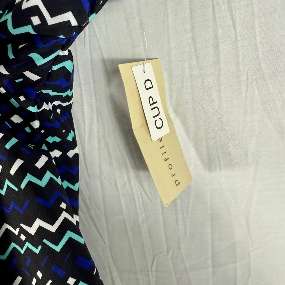 Nuevo con etiquetas Traje de baño azul Profile by Gottex Tankini para mujer talla 34D E102-1D37 Foto 3 de 4