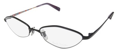 NEW PAUL SMITH 1003 EYEGLASS FRAME BLACK WOMENS 51-17-138 METAL CAT EYE OX JAPAN