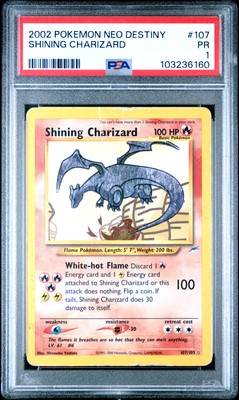 Shining Charizard 107/105 Neo Destiny-Unlimited Edition Holo Shining Charizard 107/105 Neo Destiny-Unlimited Edition Holo