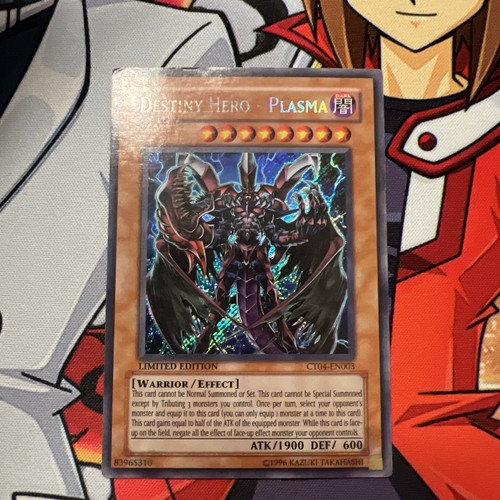 Destiny HERO - Plasma CT04-EN003 YuGiOh Collectible Tins 2007 card