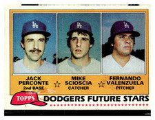 1981 Topps Fernando Valenzuela RC Future Stars #302 Dodgers Rookie OC