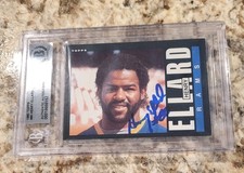 Henry Ellard Signed 1985 Topps Rookie Card #80 (RC) Rams Beckett BAS