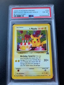 Birthday Pikachu Black Star Promo | eBay