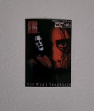 1998 WCW Vending Machine STING Sticker WWE WWF nWo Prism Guitar Case Laptop Wall