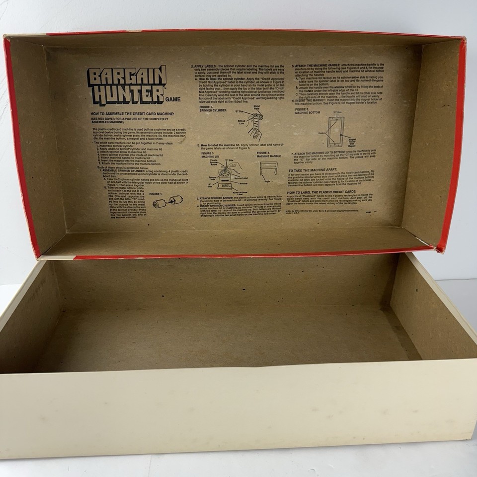 Vintage Bargain Hunter Board Game - Replacement Parts - Box ONLY | eBay