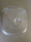 Pyrex A 12 C (K60) Clear Glass Square Replacement LID ONLY For Corning Ware 10"