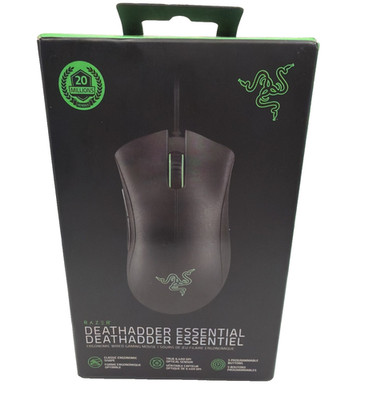 Razer DeathAdder Essential Ergonomic Wired Gaming Mouse - New