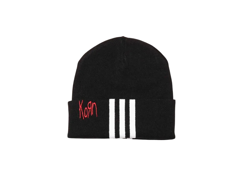 adidas x Korn Black Beanie JG1442 Winter Hat Skull Cap | eBay
