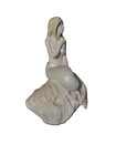 mermaid figurine vintage pastel pink and green — photo 1