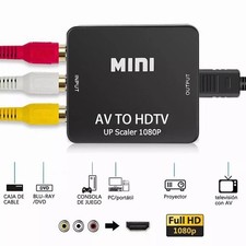 RCA AV to 1080P HDMI HD Converter Composite CVBS Video Adapter Wii NES SNES