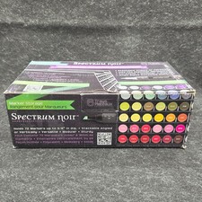 Crafter's Companion Spectrum Noir Marker Storage Trays Black Empty 6 NO MARKERS