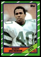 Bobby Jackson 1986 Topps #109 New York Jets 32200 Football Card