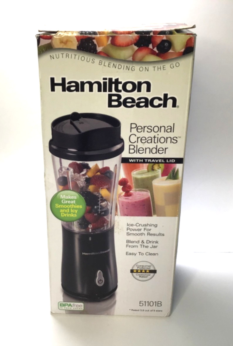 HAMILTON BEACH #51101B - PERSONAL CREATIONS BLENDER