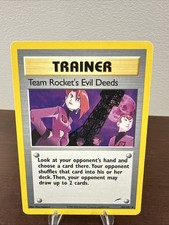 Team Rocket's Evil Deeds 103/105 Neo Destiny Regular